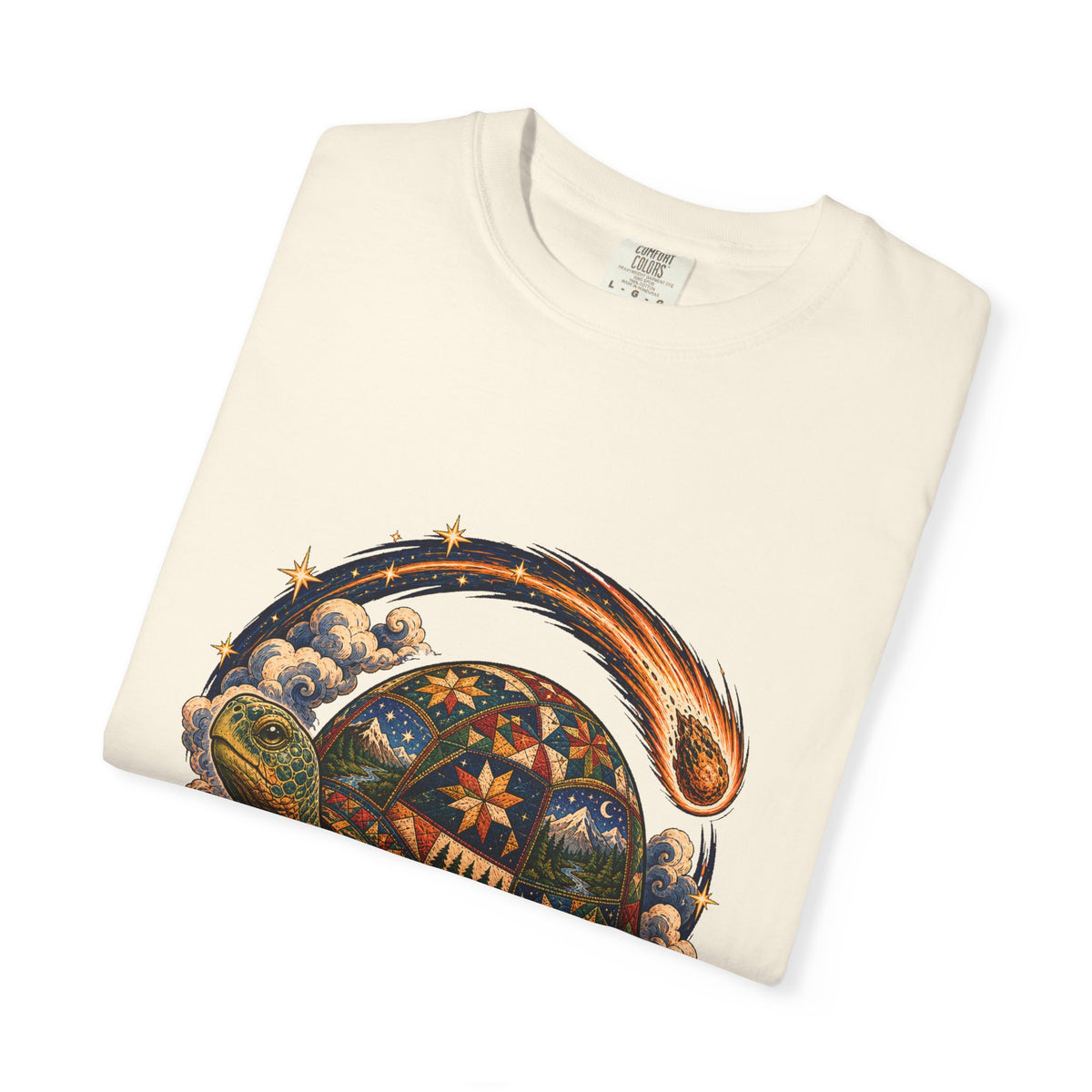 Quilted Meteor Turtle Graphic Tee