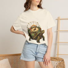Solarpunk Sundial Tortoise Graphic Tee