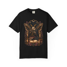 Dark Academia Library Moth Astronomer T-Shirt Graphic