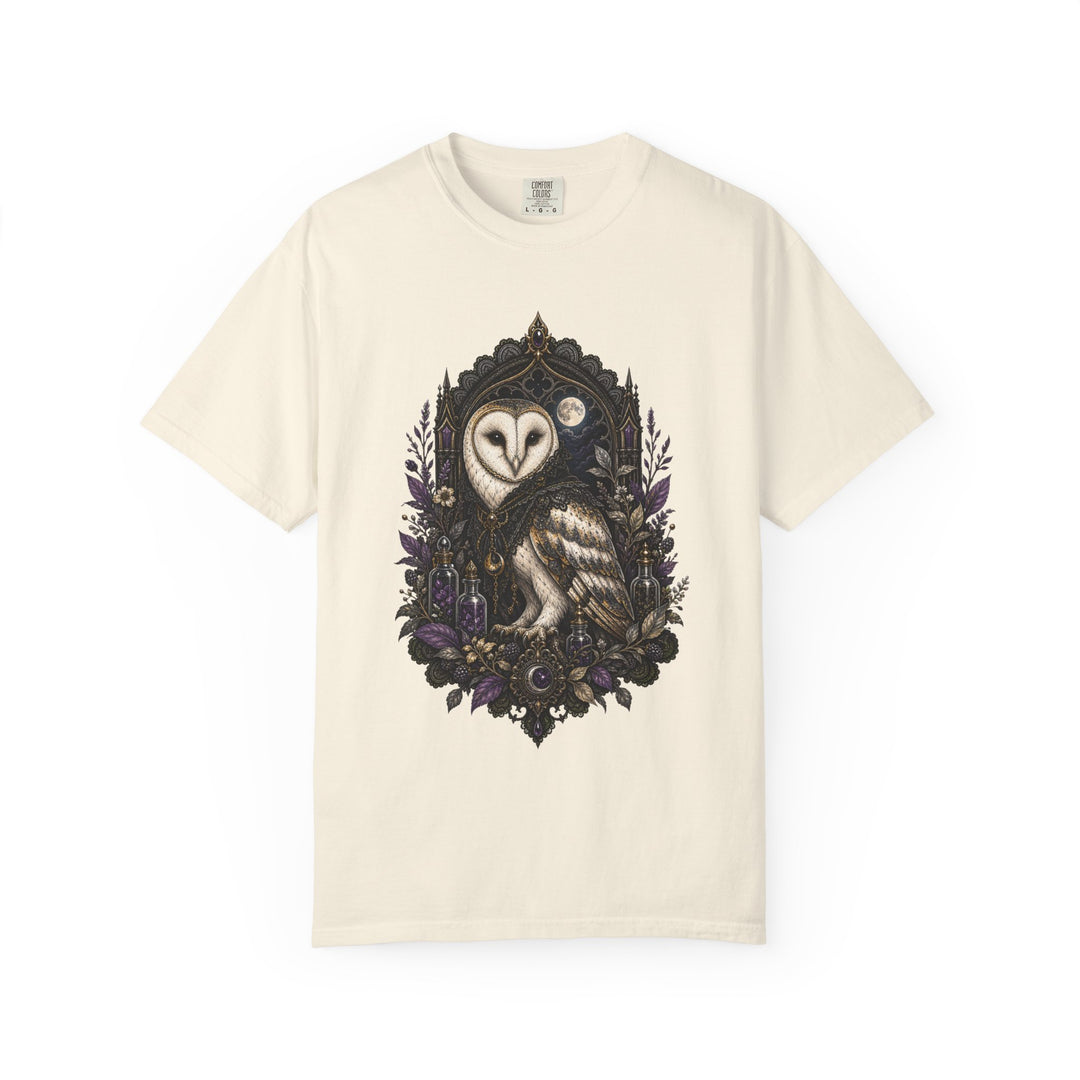 Gothic Lace Barn Owl Apothecary Graphic Tee