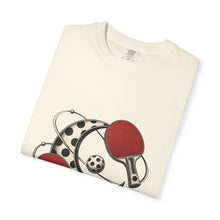 Blackwork Polka Dot Moon Ping Pong T-Shirt Graphic