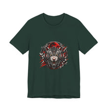 Mecha Tiger Racing Badge T-Shirt Graphic