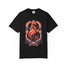 Cabana Stripe Flamingo Oracle Graphic Tee