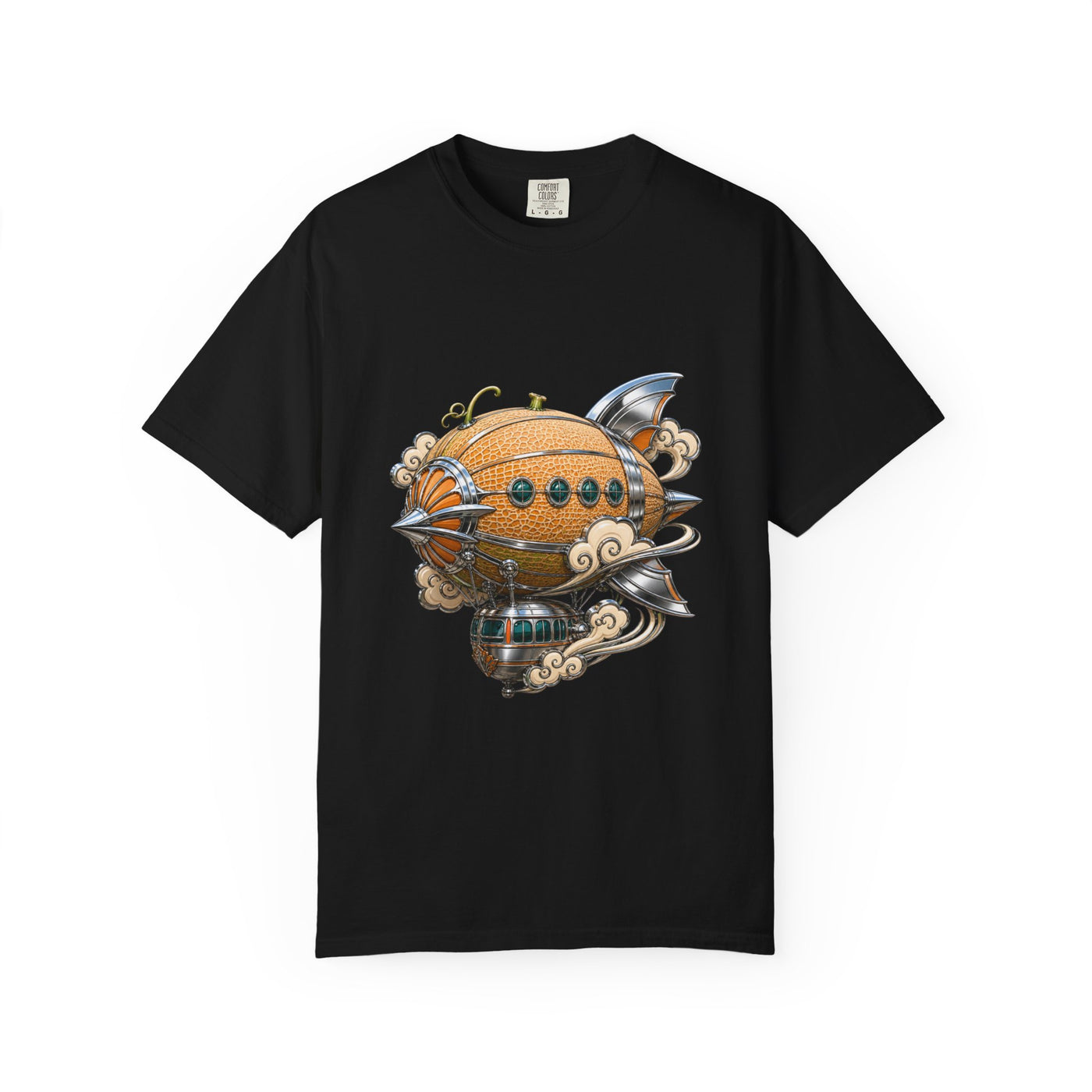 Chrome Cantaloupe Airship T-Shirt Graphic