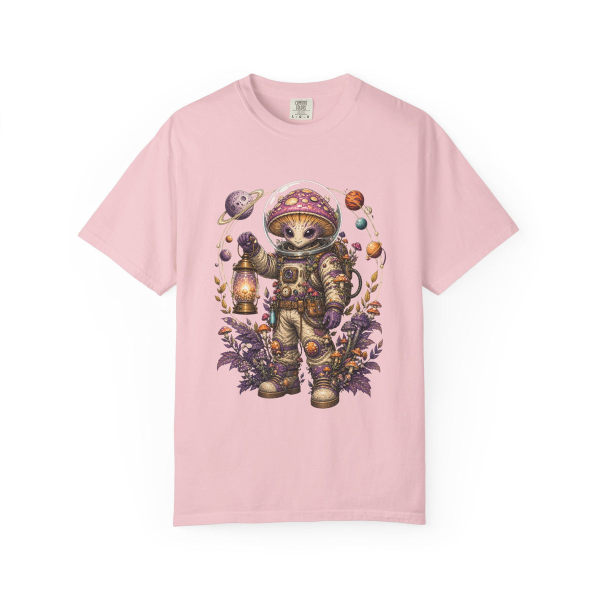 Aliencore Mushroom Astronaut T-Shirt Graphic
