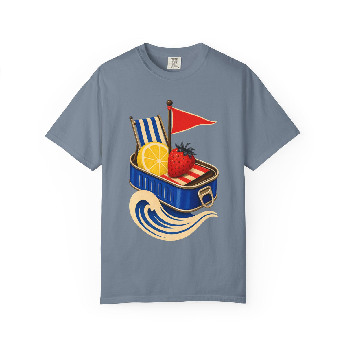 Cobalt Picnic Tin Boat Graphic Tee