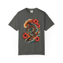 Hibiscus Lava Eel Surfer Graphic Tee