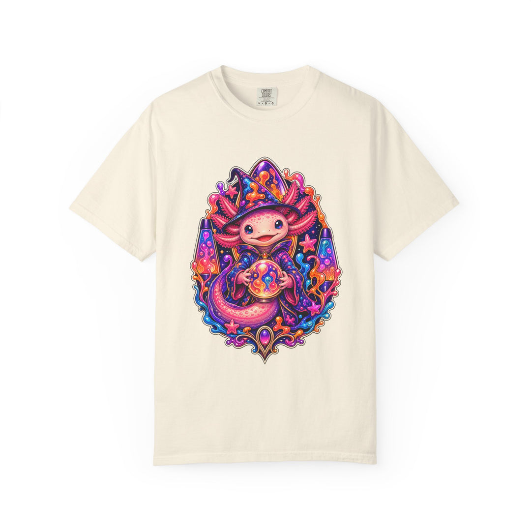 Lava Lamp Axolotl Mage T-Shirt Graphic