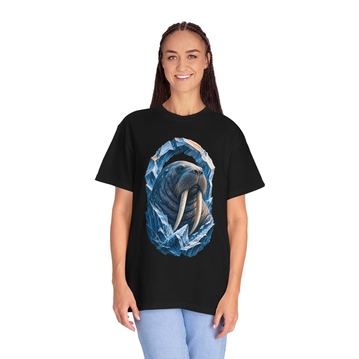 Cool Blue Walrus Ice Herald Graphic Tee