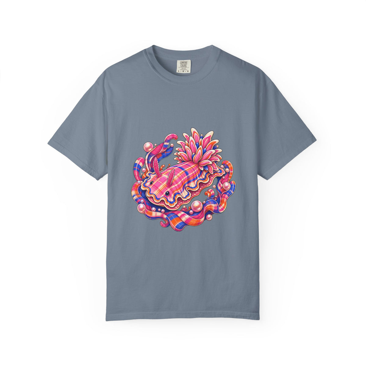 Candy Plaid Sea Slug Graphic Tee