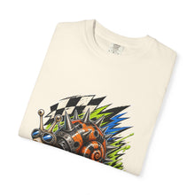 Punk Racing Snail Emblem T-Shirt Graphic