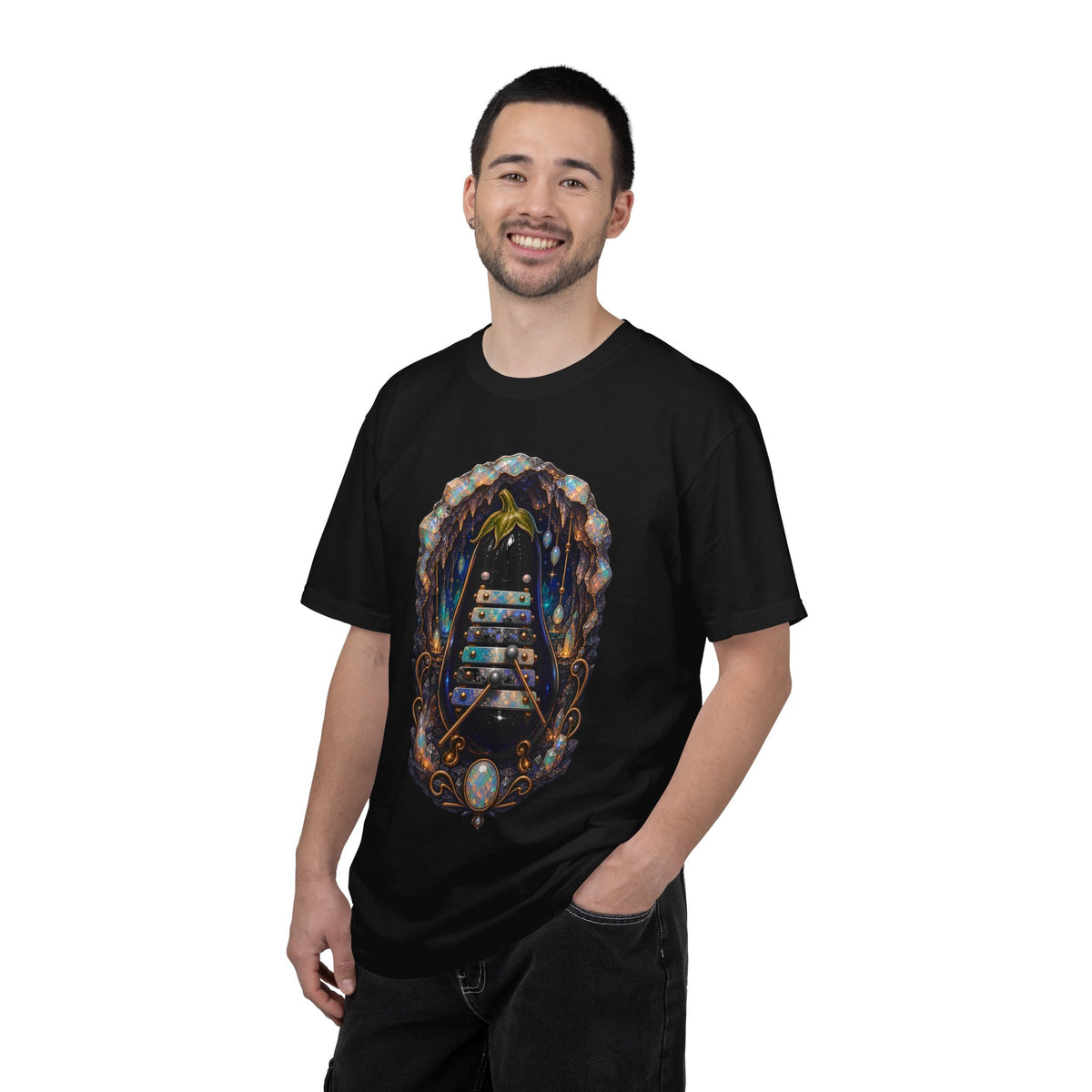 Opal Cave Xylophone Eggplant T-Shirt Graphic