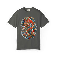 Retro Future Koi Dragon T-Shirt Graphic