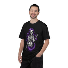 Purple Skeleton Mermaid Gothic Tattoo T-Shirt Graphic