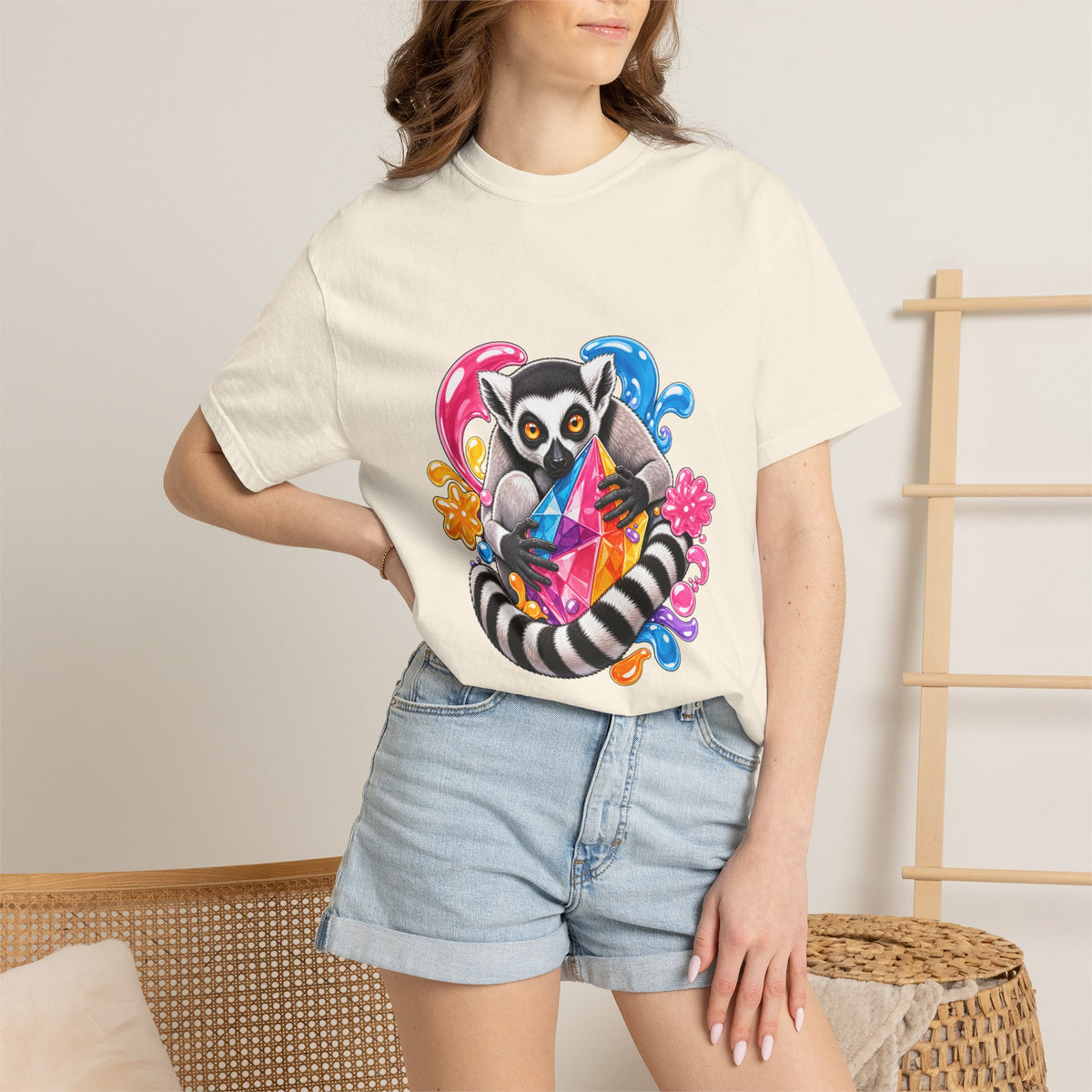 Gummy Glossy Lemur Prism Graphic Tee