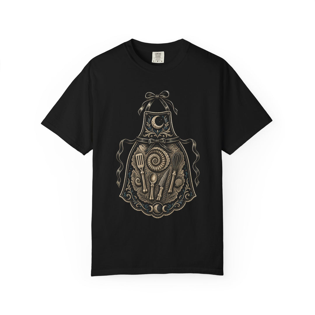 Blackwork Lunar Apron Fossil T-Shirt Graphic