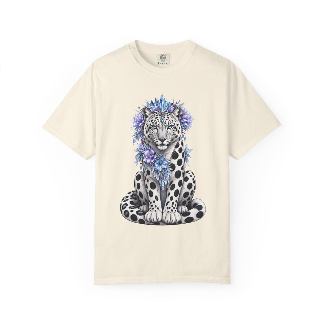 Polka Dot Snow Leopard Graphic Tee