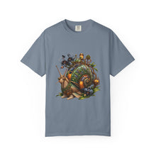 Solarpunk Orchid Snail Graphic Tee