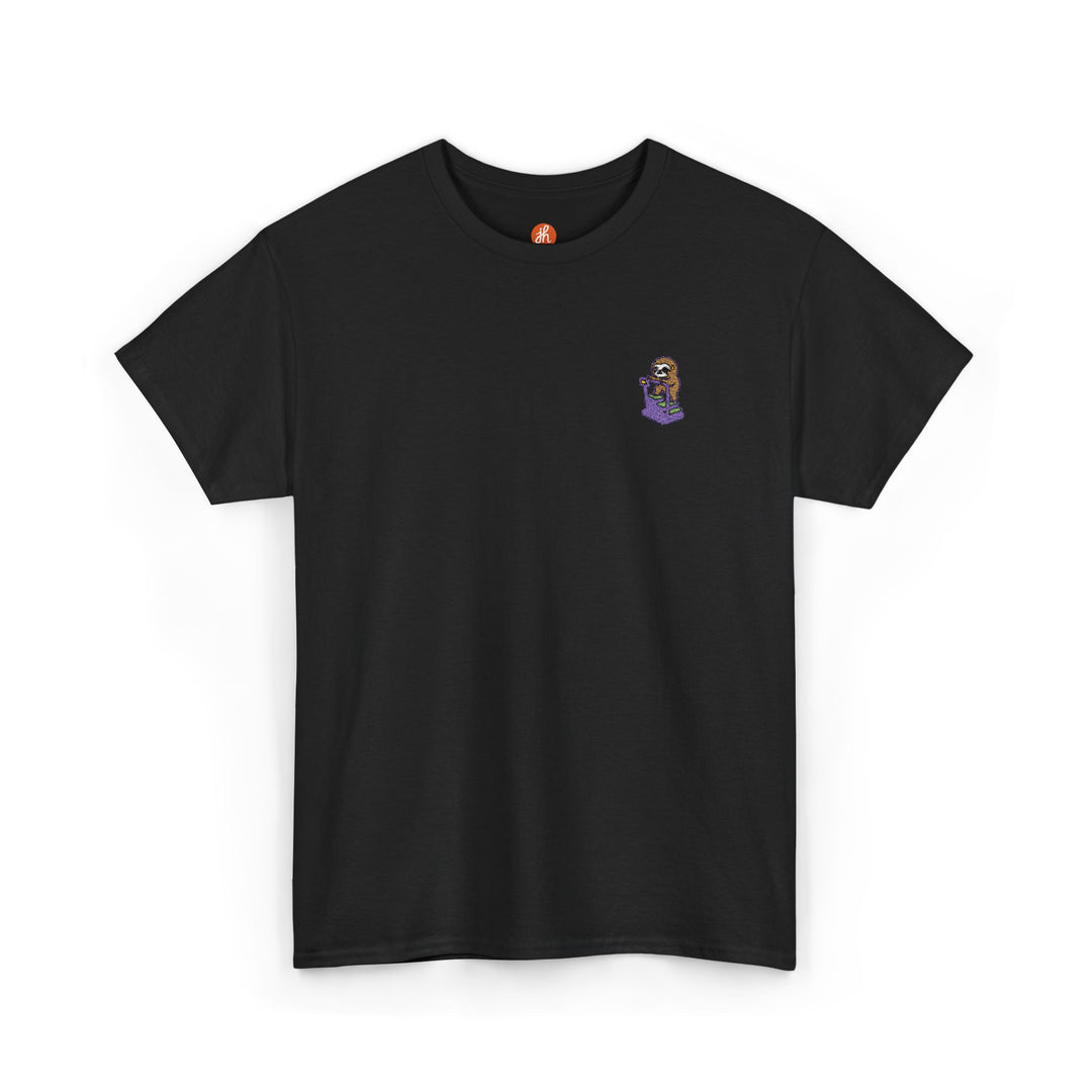 No Rush Sloth Workout Embroidered T-Shirt
