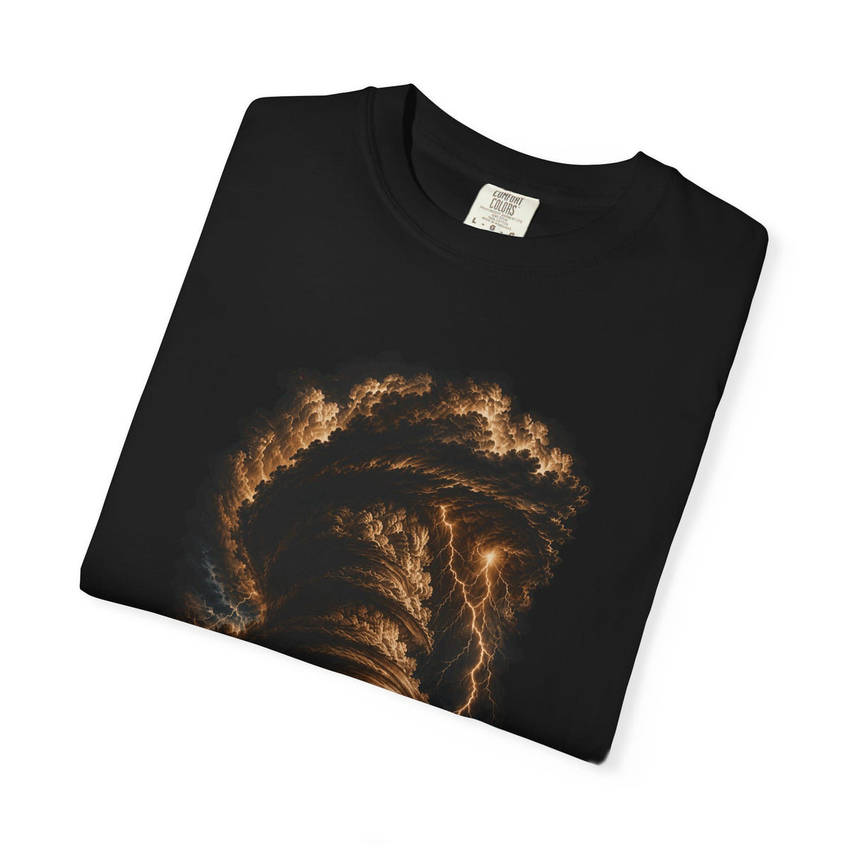Sepia Supercell Pursuit Storm Chaser Graphic Tee
