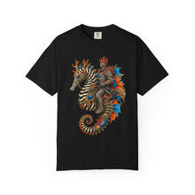 Zebra Coral Seahorse Rider Graphic Tee