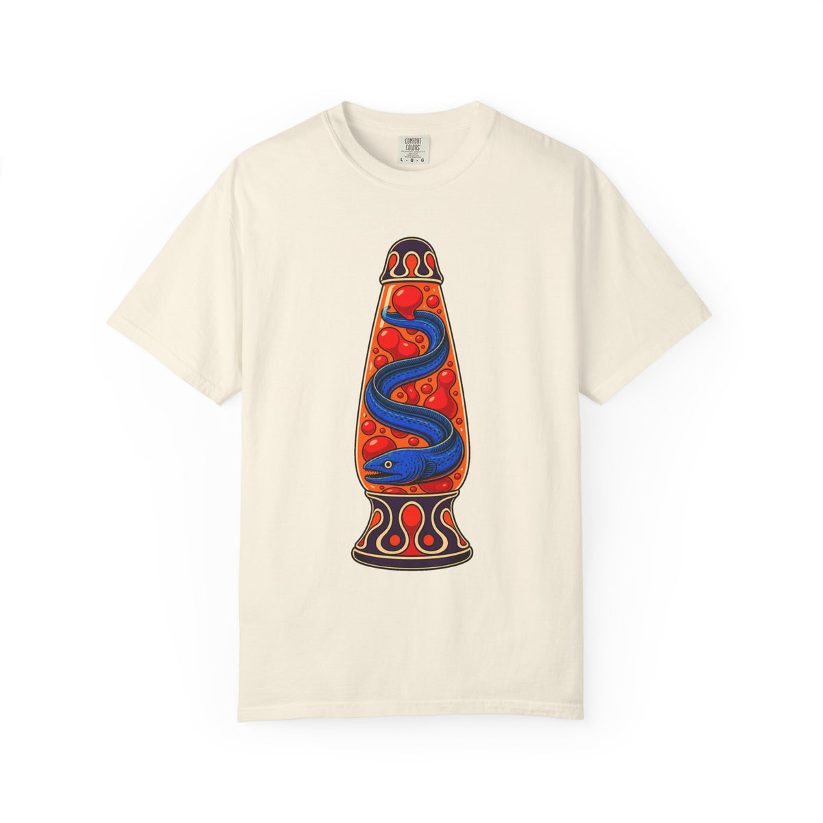 Lava Lamp Eel Psychedelic Graphic Tee