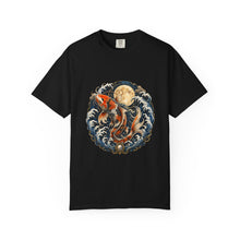 Moonlit Koi Wave Guardian T-Shirt Graphic