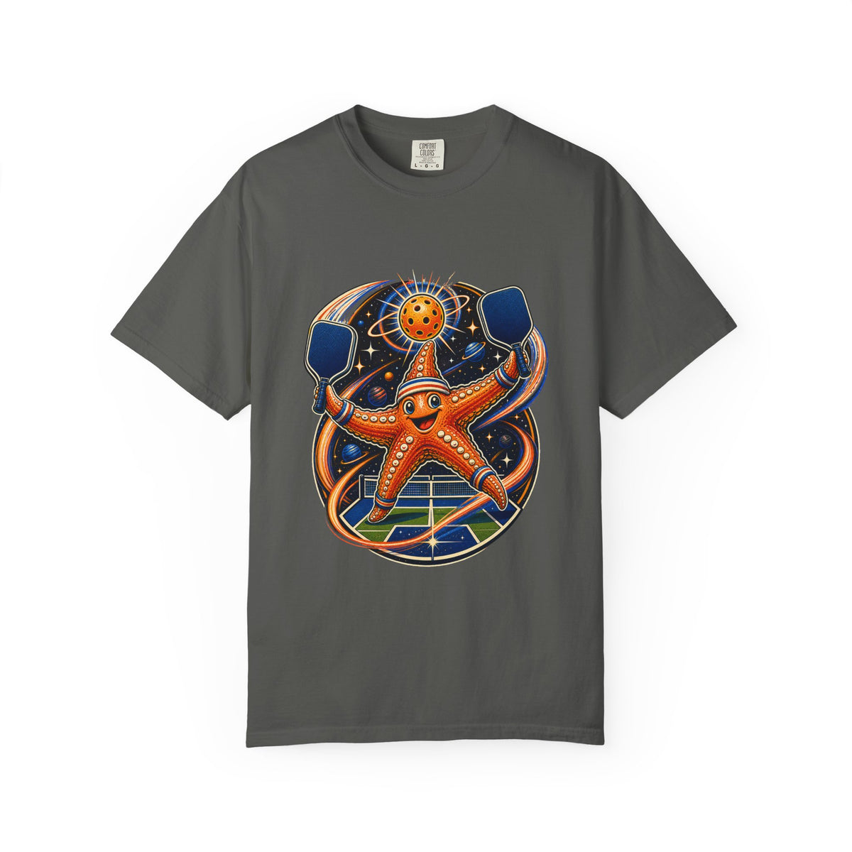 Cosmic Pickleball Starfish Graphic Tee