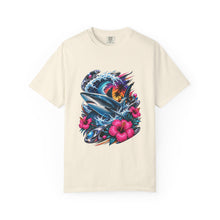 Y2K Surf Hibiscus Shark T-Shirt Graphic
