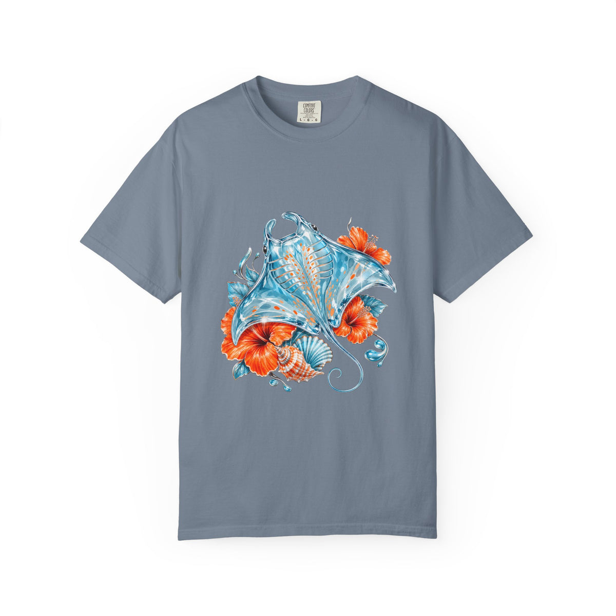Y2K Surfcore Glass Stingray T-Shirt Graphic