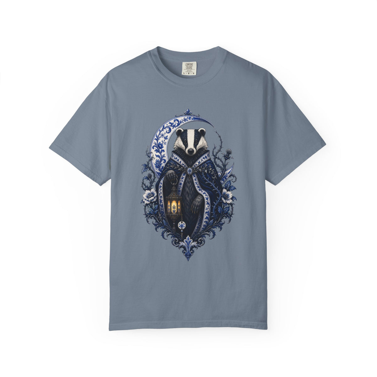 Gothic Delft Moon Badger Graphic Tee