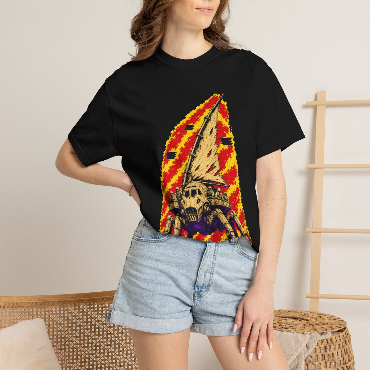 Sandstorm Caravan VHS Horror Graphic Tee