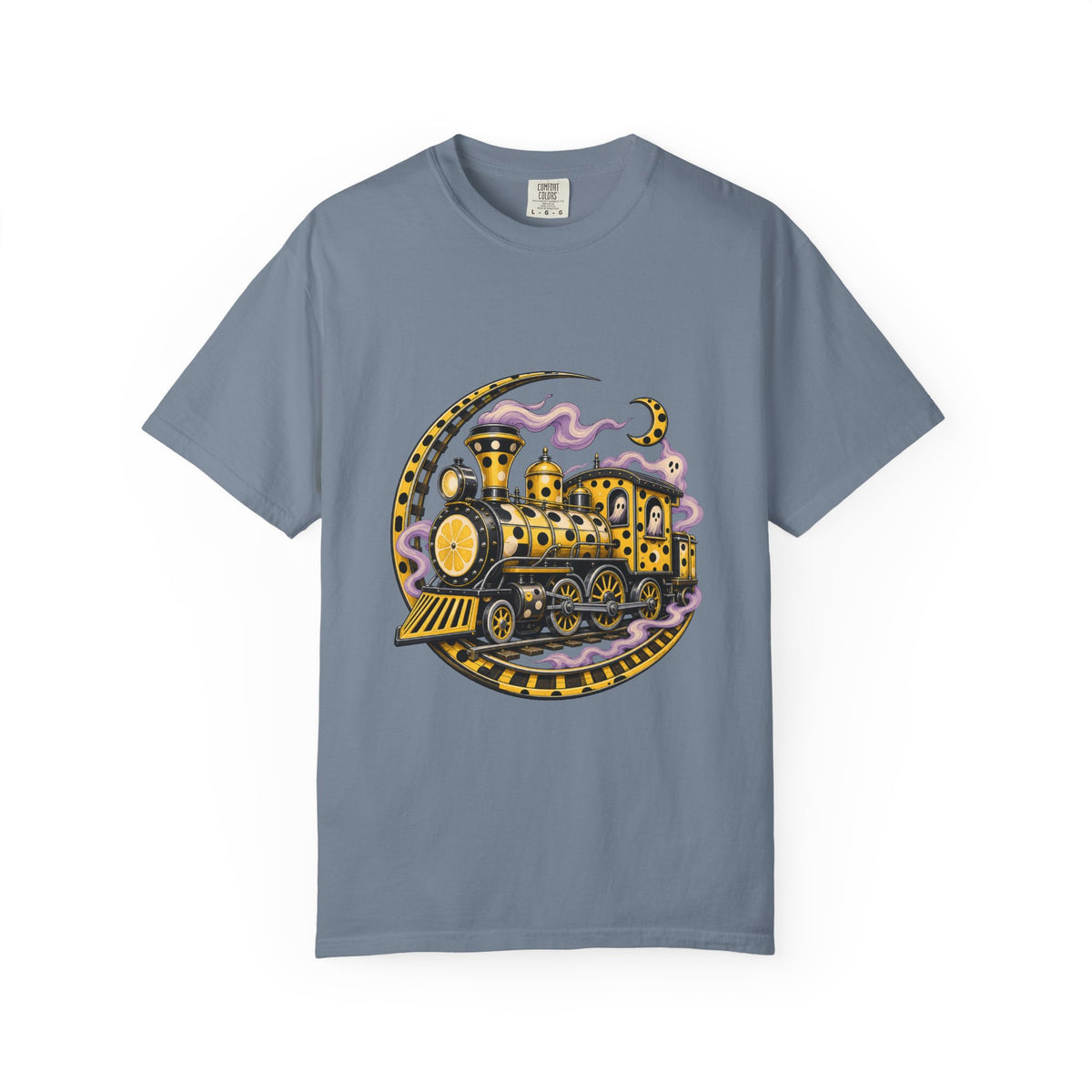Polka Dot Lemon Phantom Train Graphic Tee