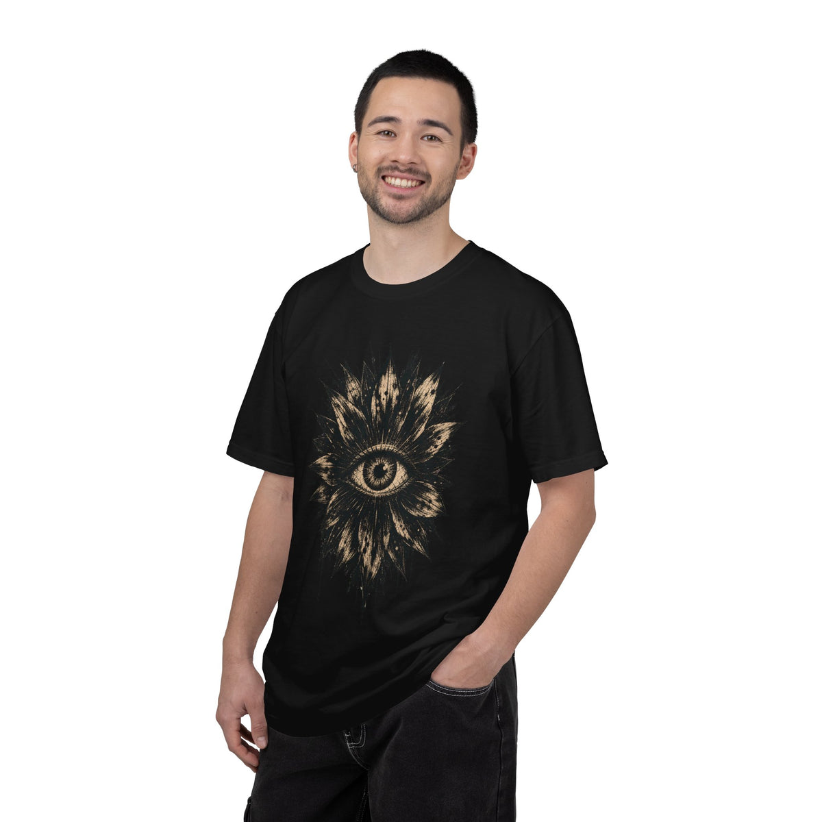 Black Bloom Eye T-Shirt Graphic