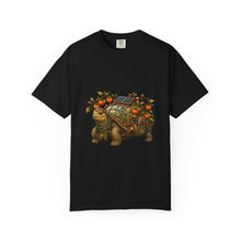 Solarpunk Persimmon Tortoise Graphic Tee