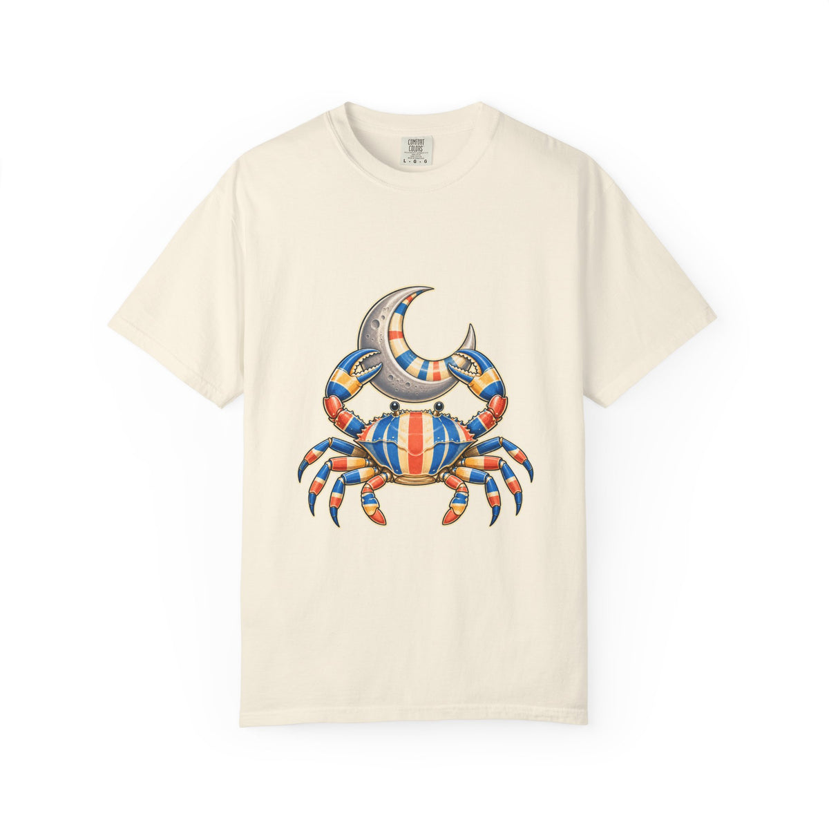 Deck Stripe Moon Crab Graphic Tee