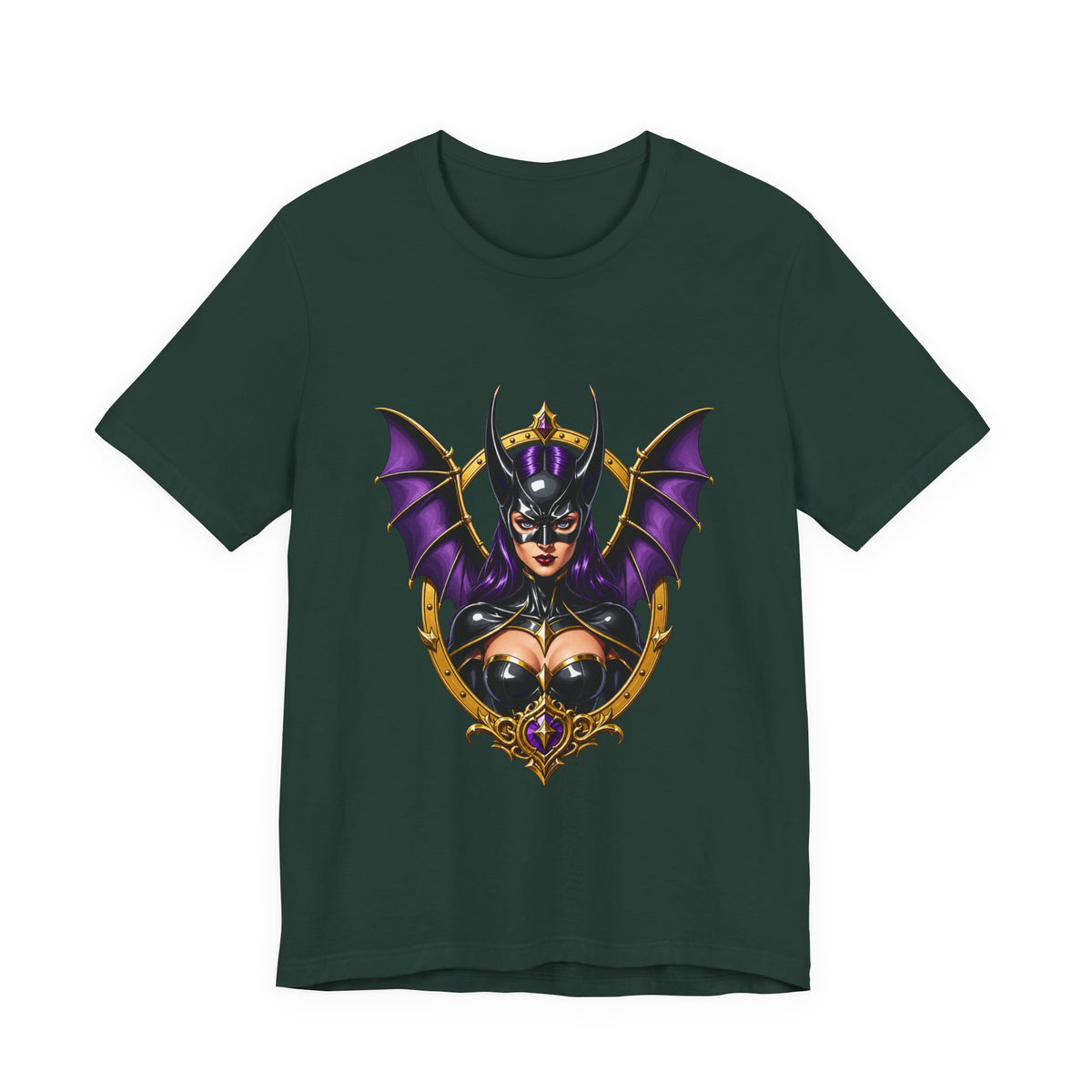Midnight Winged Enchantress Crest T-Shirt Graphic
