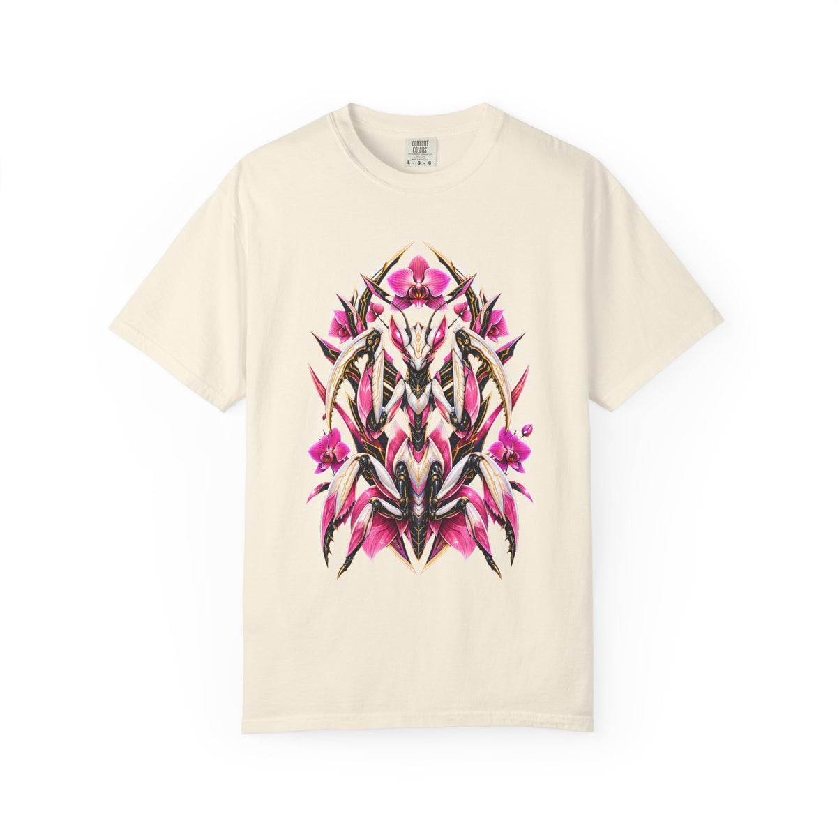 Cyber Orchid Mantis Graphic T-Shirt