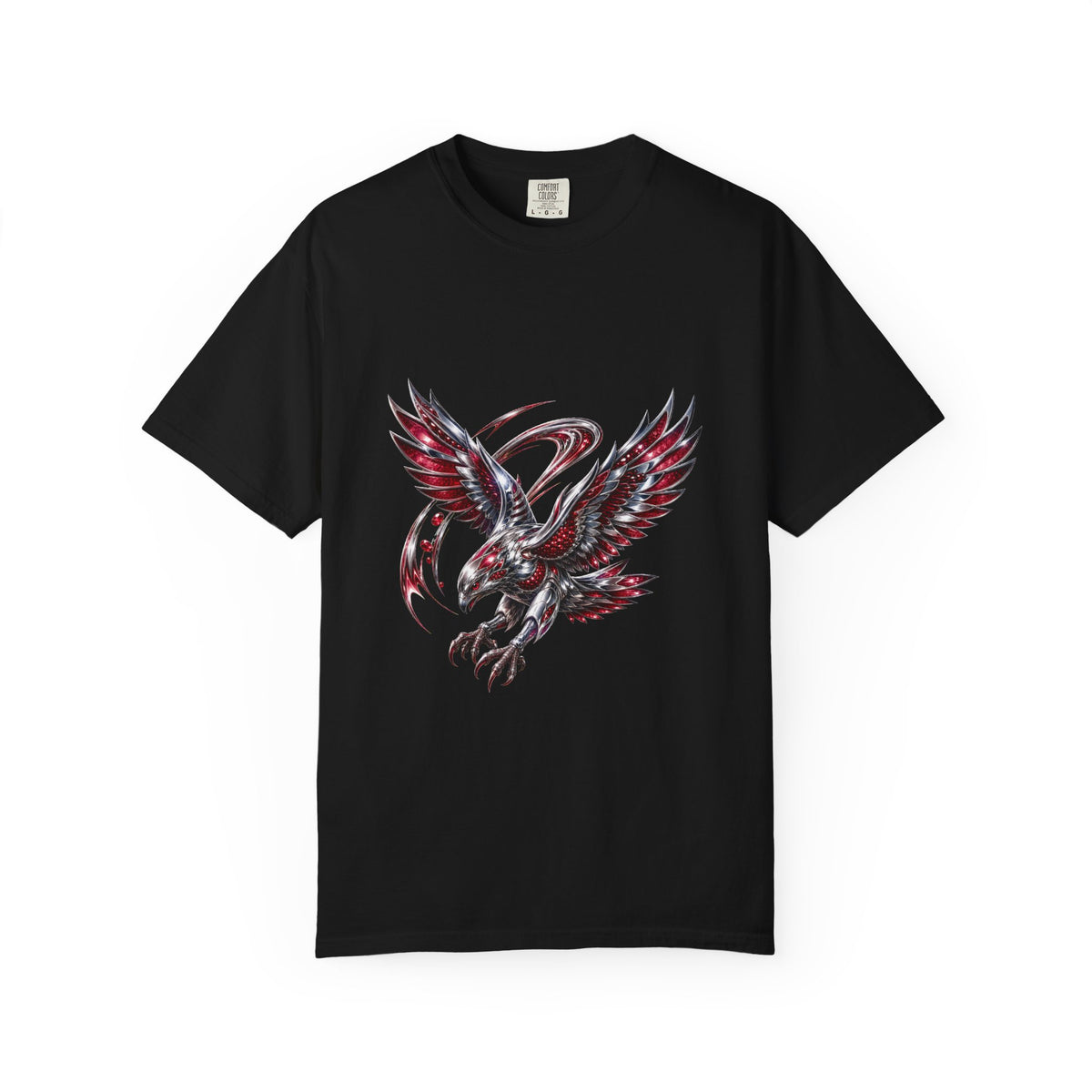 Chrome Pomegranate Falcon Diver Graphic Tee