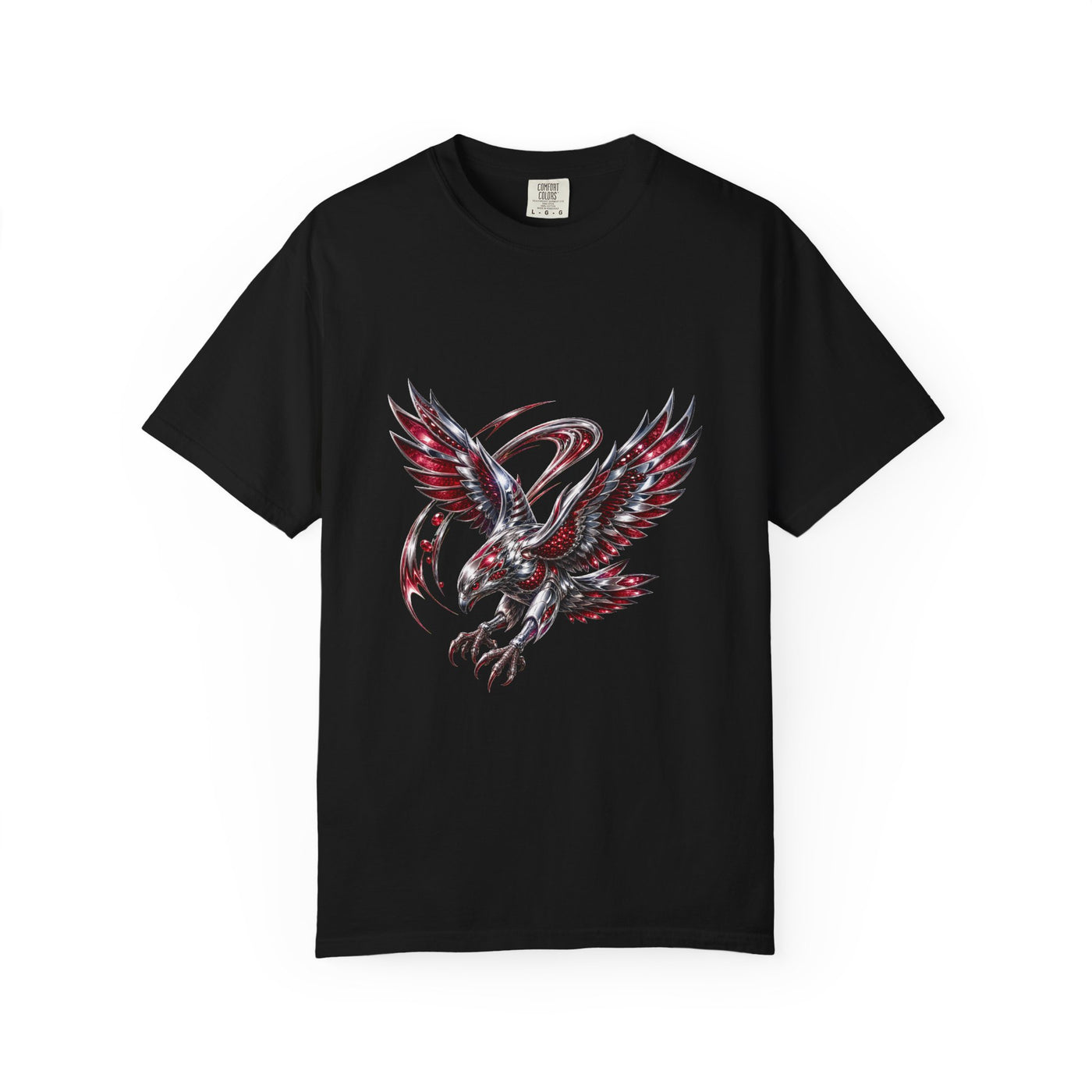 Chrome Pomegranate Falcon Diver Graphic Tee