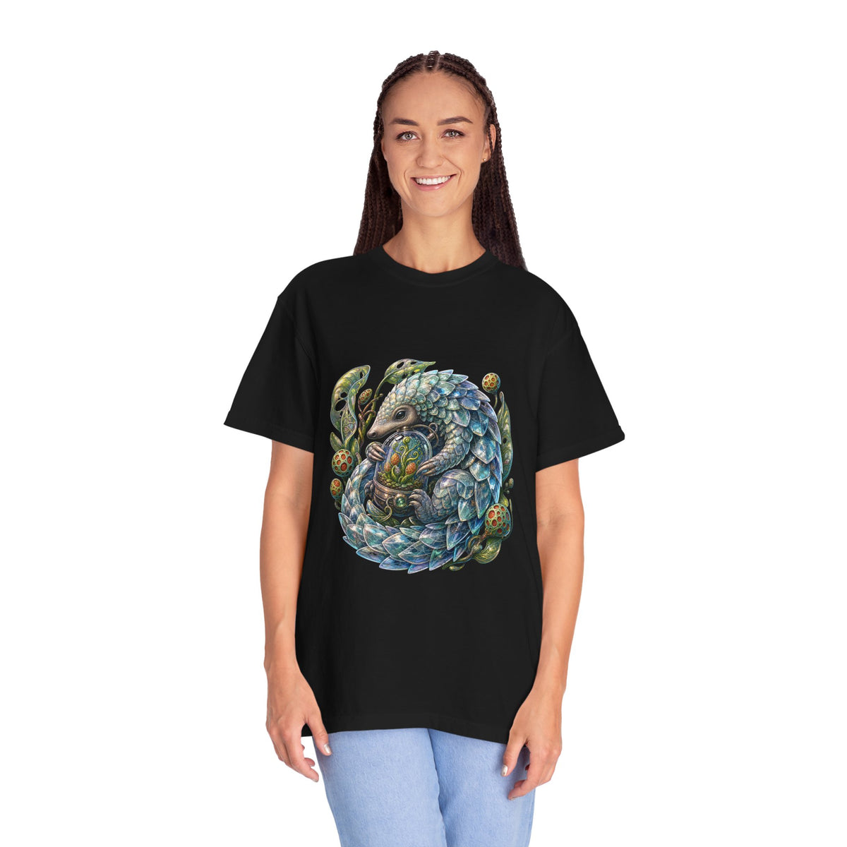 Aliencore Glass Pangolin Graphic Tee