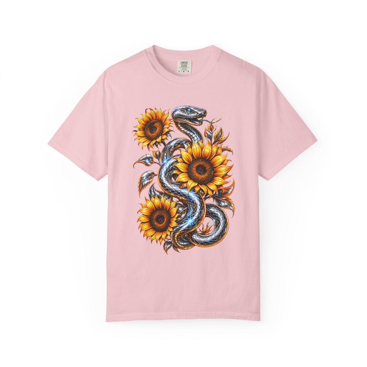 Chrome Sunflower Serpent Graphic Tee