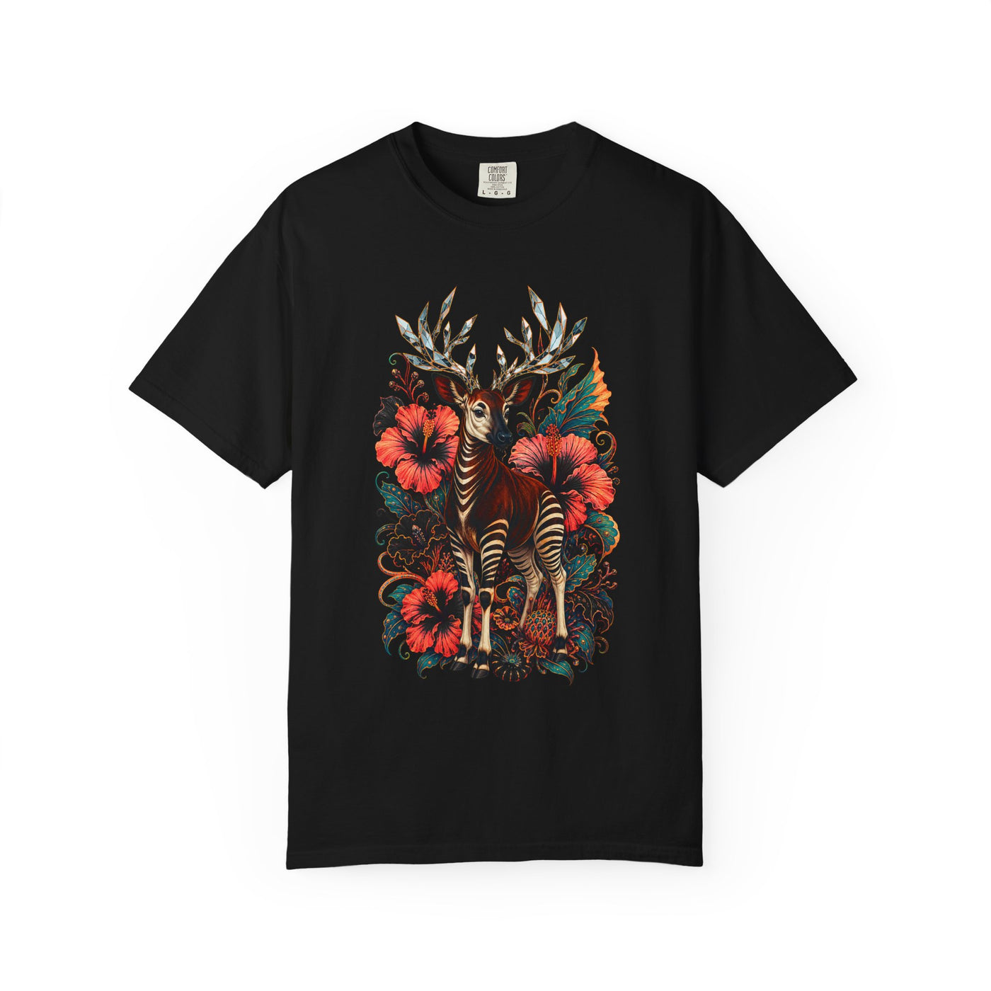 Hyper-Bloom Okapi Mirrorbeast Graphic Tee