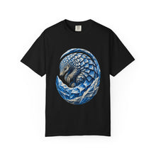 Cool Blue Pangolin Glacier Armor Graphic Tee