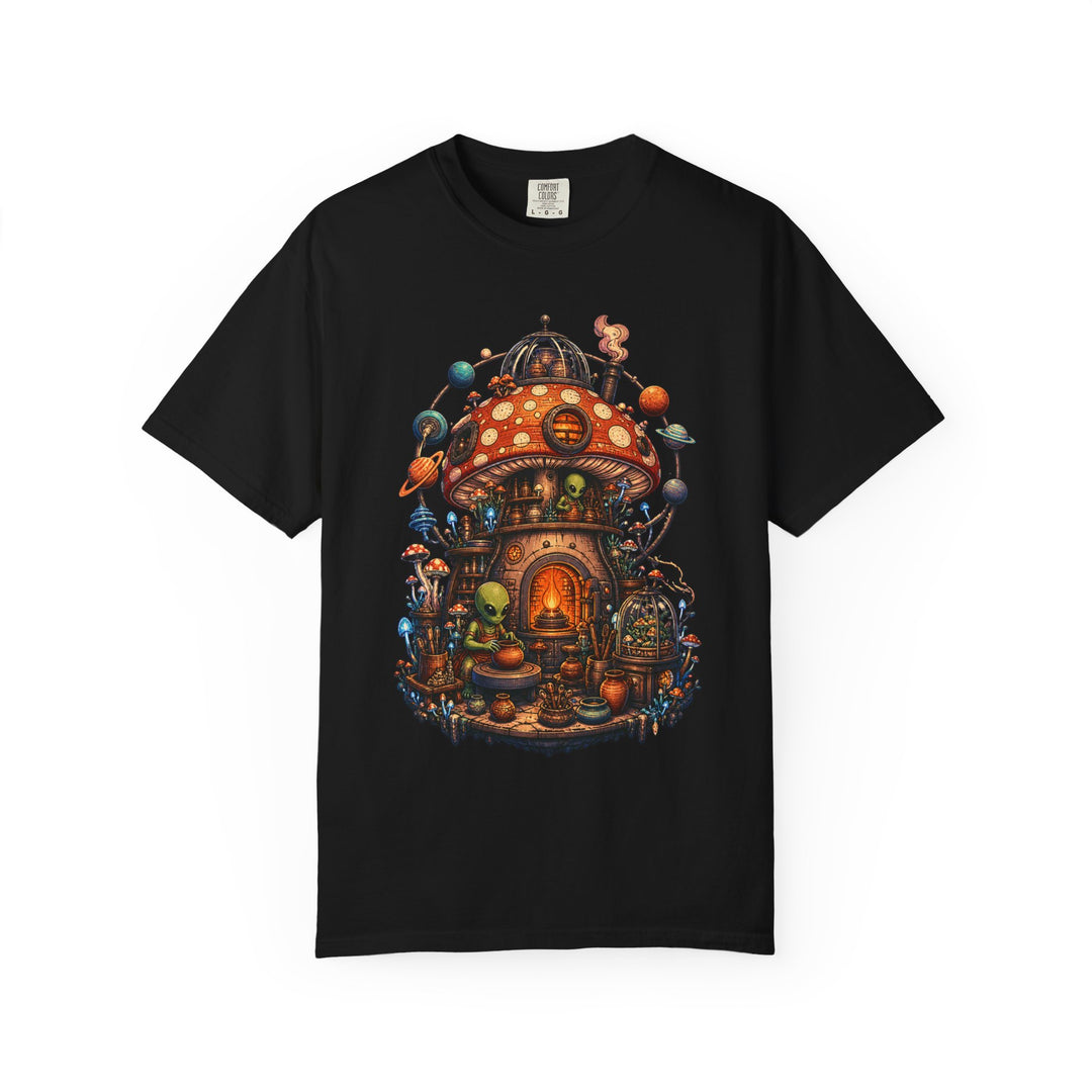 Aliencore Mushroom Pottery Kiln T-Shirt Graphic