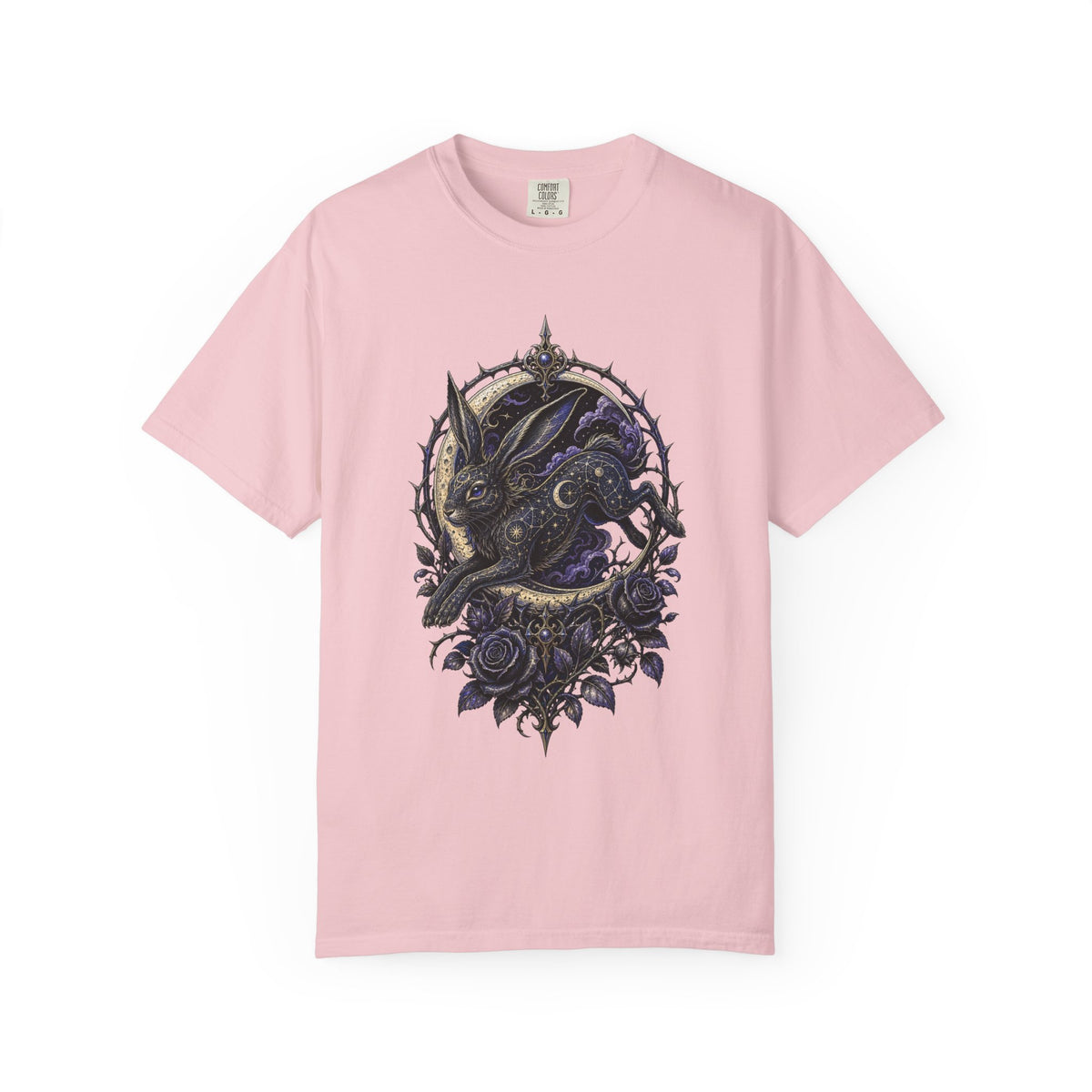 Gothic Moon Hare Graphic Tee