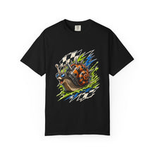 Punk Racing Snail Emblem T-Shirt Graphic