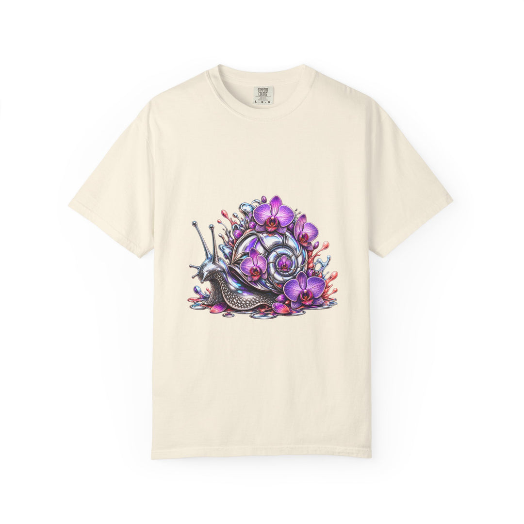 Chrome Orchid Snail Graphic Tee