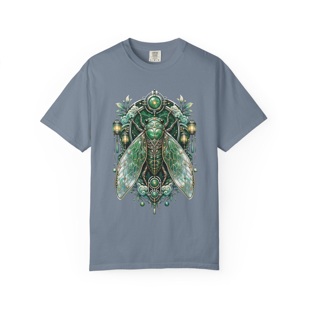 Cyber Jade Cicada Graphic Tee