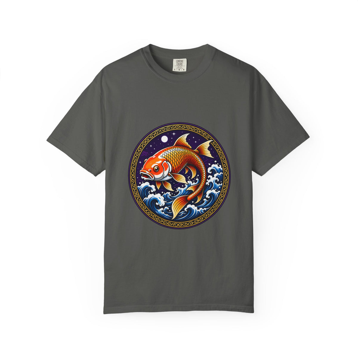 Koi Wave Emblem T-Shirt Graphic